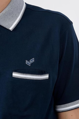 Polo Chun - Azul-marinho