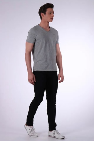 Calças de ganga slim - Preto