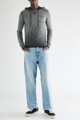 Camisola com capuz Volo - Cinzento