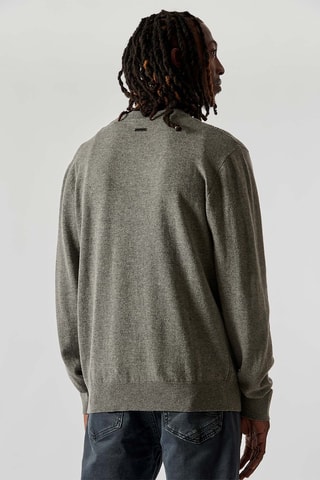 Camisola em lã de merino Vadak - Cinzento