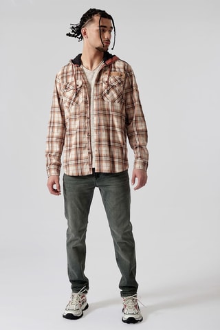 Camisa regular - Bege