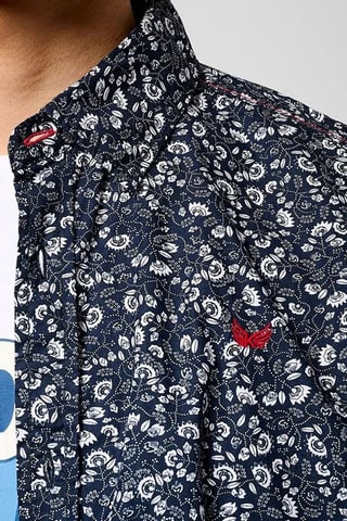 Camisa regular - Azul