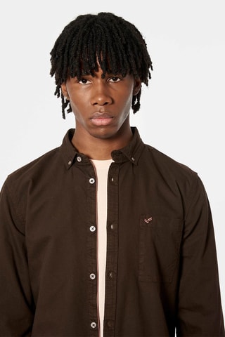 Sobrecamisa Tomek Castanho-escuro