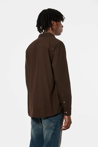 Sobrecamisa Tomek Castanho-escuro
