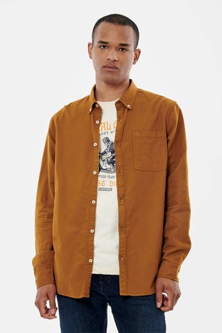 Camisa em algodão biológico Tomek - Biscoito