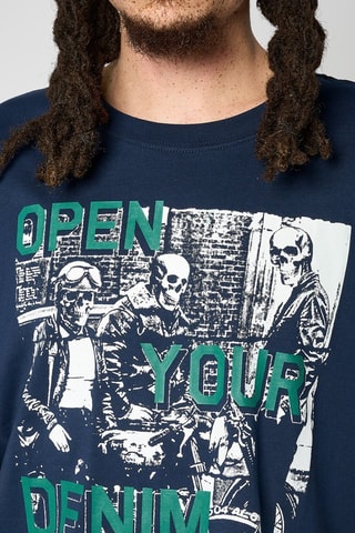 T-shirt regular Vorto - Azul-marinho