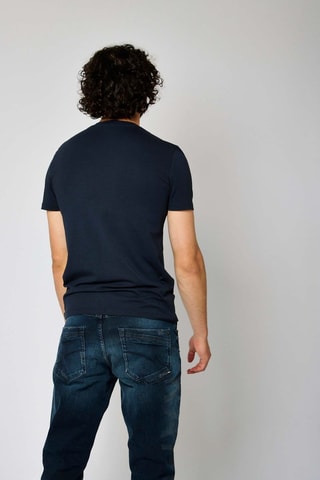 T-shirt slim Vince - Azul-marinho