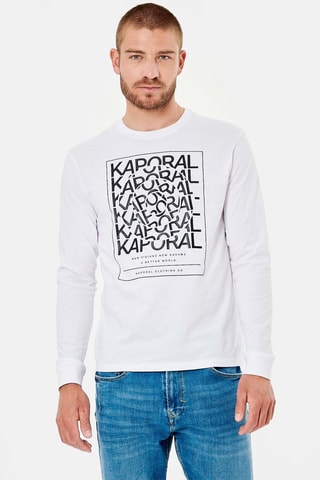 T-shirt em algodão biológico Rudy - Branco