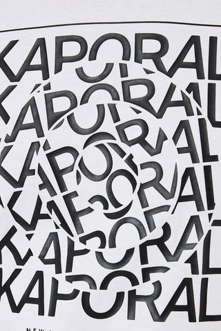 T-shirt em algodão biológico Rudy - Branco