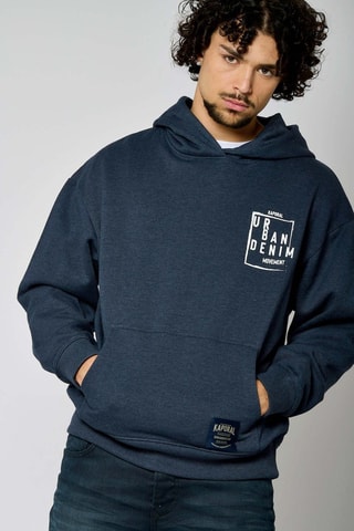 Sweat com capuz Rajio - Azul