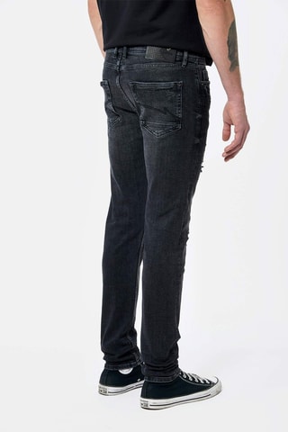 Calças de ganga slim Renzo - Preto