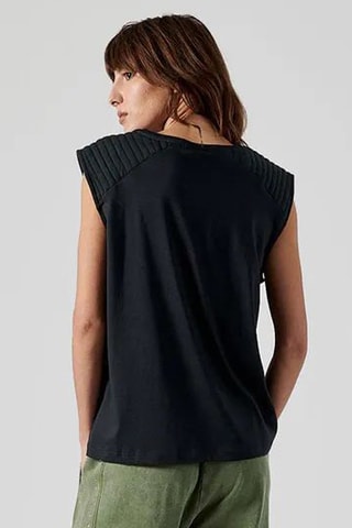 Camisola de alças - Preto