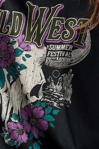 Camisola de alças - Preto