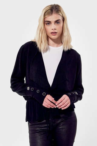 Casaco de malha Dalf - Preto