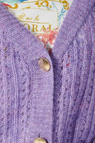 Casaco de malha Finus - Lavanda