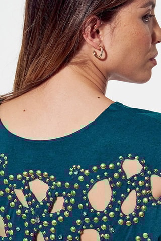 Top loose Peggy - Azul-pato