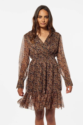 Vestido estilo patinadora Nawa - Preto