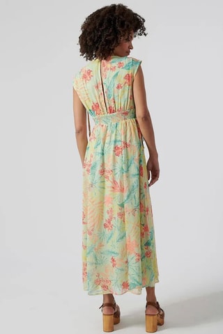 Vestido comprido - Amarelo-pálido