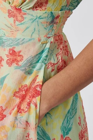 Vestido comprido - Amarelo-pálido