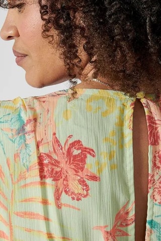 Vestido comprido - Amarelo-pálido