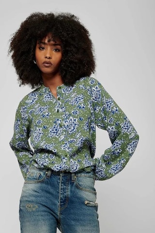 Camisa regular Sally - Caqui