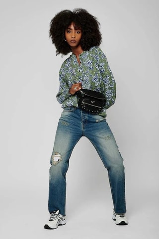 Camisa regular Sally - Caqui