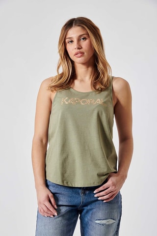 Camisola interior em algodão biológico Faon - Caqui