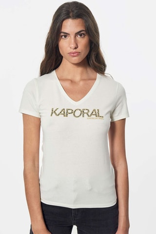 T-shirt em algodão biológico Frank - Branco