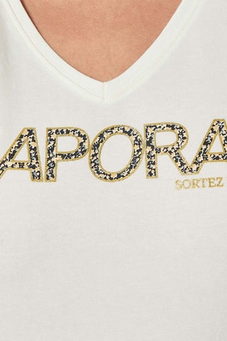 T-shirt em algodão biológico Frank - Branco