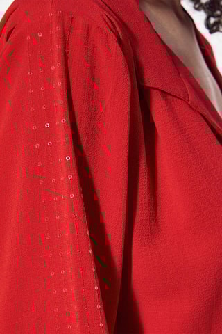 Blusa regular Vez - Vermelho