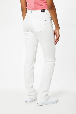 Calças de ganga direitas Sibel - Branco