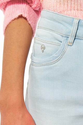 Calças de ganga slim Leyla - Azul-celeste