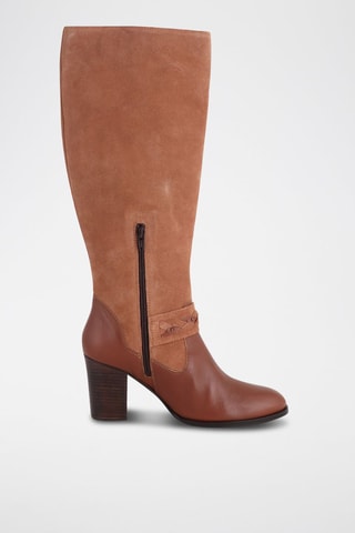Botas em couro Palom - Camel