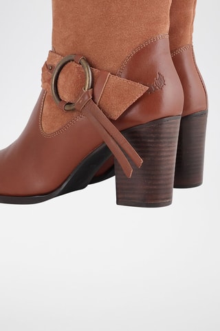 Botas em couro Palom - Camel