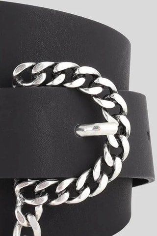 Cinto em couro - Preto