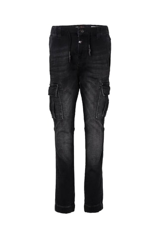 Calças de ganga battle Salki Preto