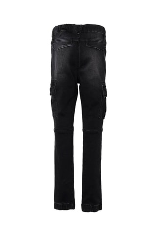 Calças de ganga battle Salki Preto