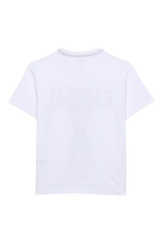 T-shirt em algodão biológico Moure - Branco