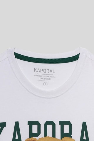 T-shirt em algodão biológico Moure - Branco