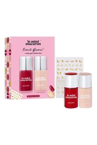 ##Coffret Duo de vernis à ongles gel French Bisous - 3 produits - manque contenance