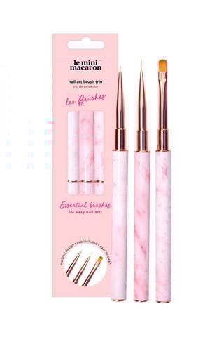 3 pinceaux Nail Art