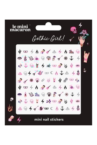 Mini stickers pour ongles Gothic girl