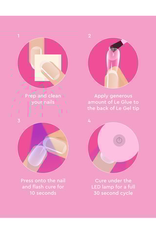 220 capsules ongulaires - Medium carrée