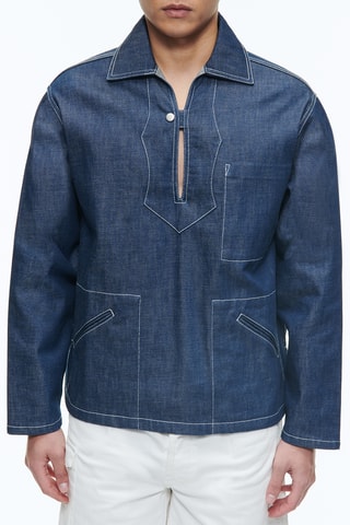 Vareuse en jean - Indigo