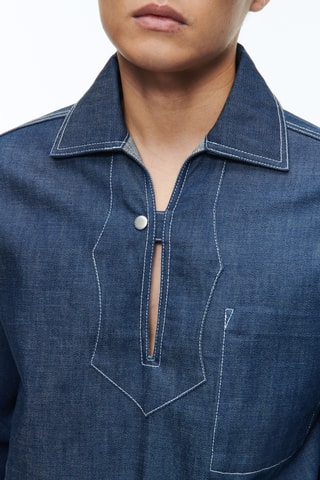 Vareuse en jean - Indigo