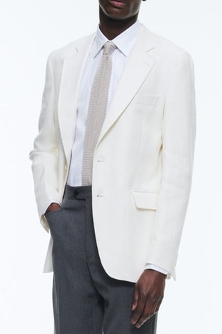 Veste droite souple - Ivoire