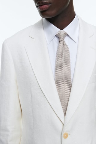 Veste droite souple - Ivoire