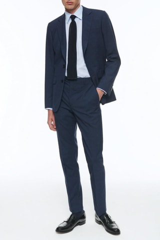 Costume regular en laine - Petrole