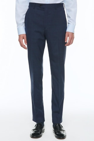 Costume regular en laine - Petrole