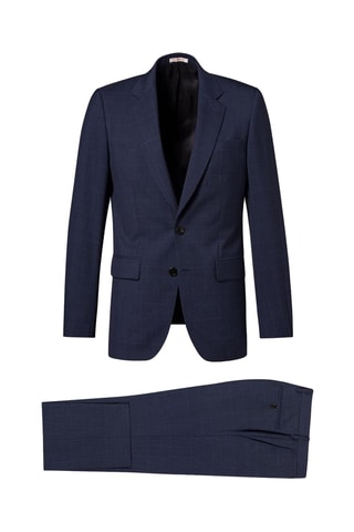 Costume regular en laine - Petrole